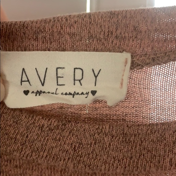 Long sleeve pink/ print shirt - Picture 2 of 3